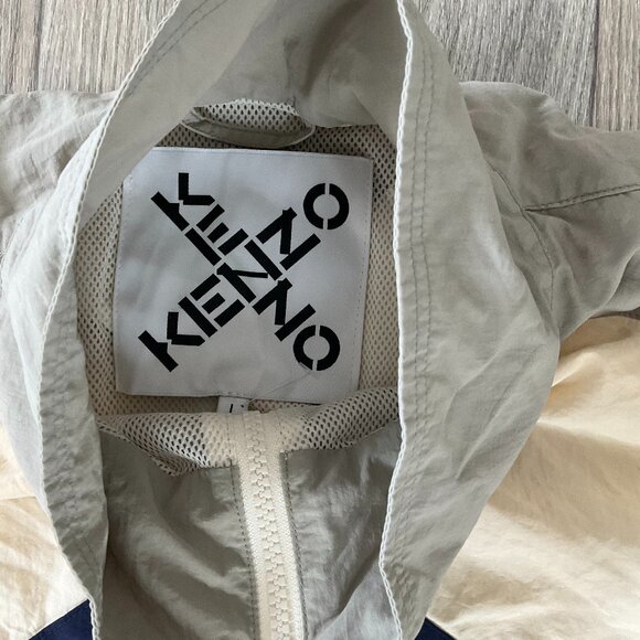 Kenzo Windbreaker Adult Large Color Block Multi Sport Jacket Zip Mesh Lining - Picture 5 of 9